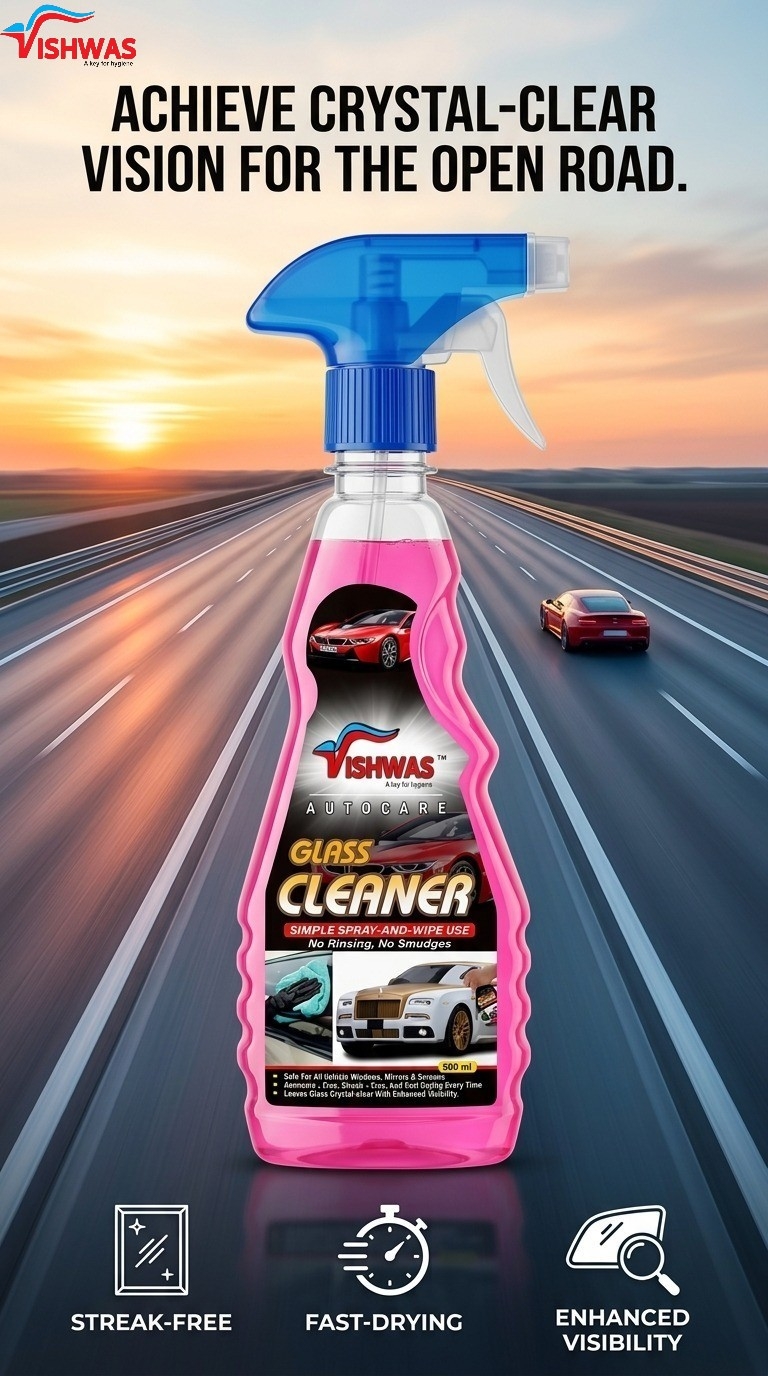 Autocare Glass Cleaner Rose fragrance 500ml